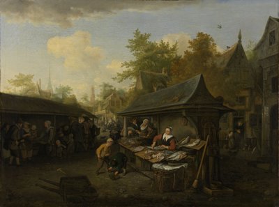 Mercato del Pesce da Cornelis Dusart